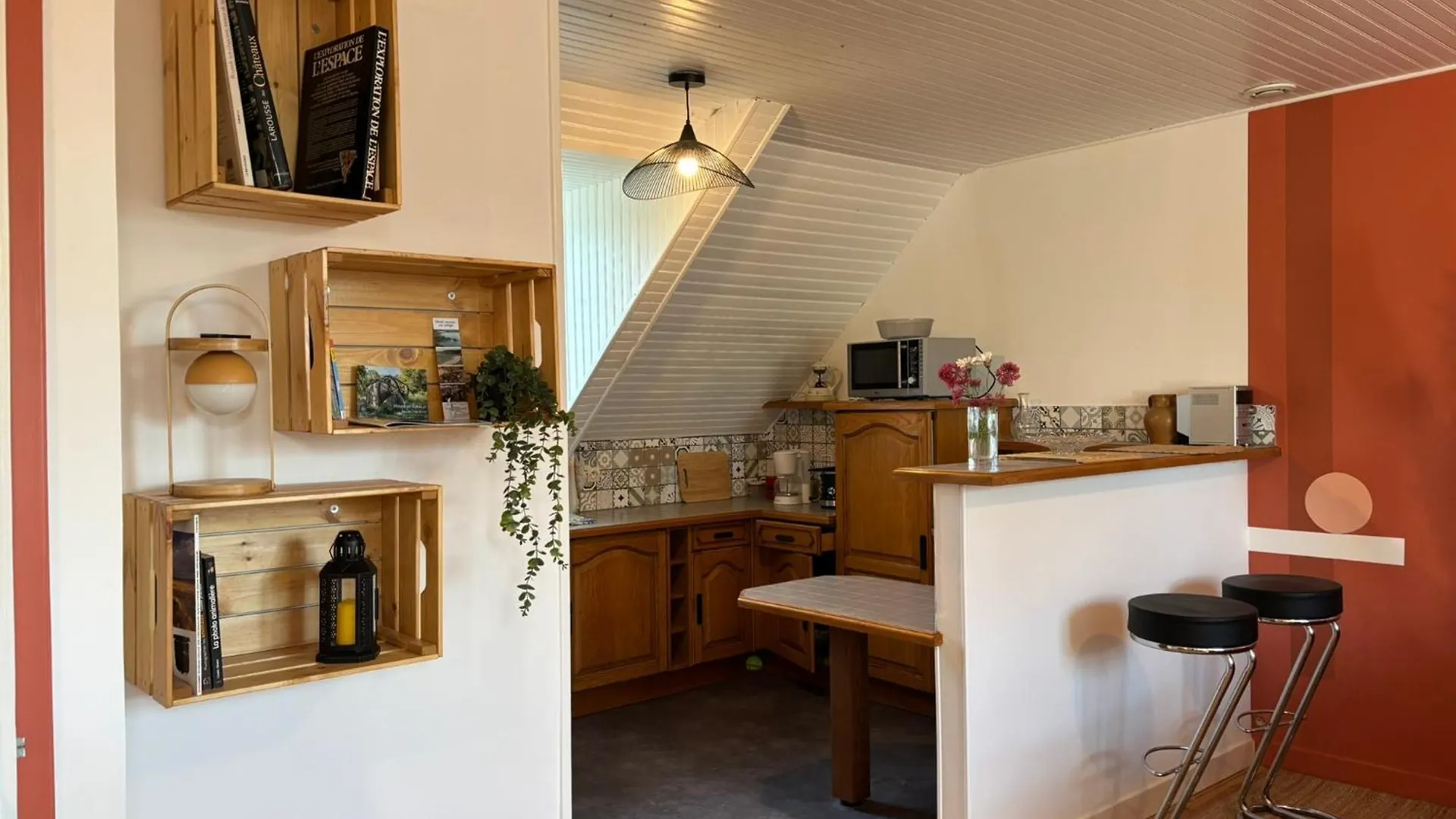 아파트 Bel Appartement Avec Jardin A La Campagne Plomodiern 프랑스